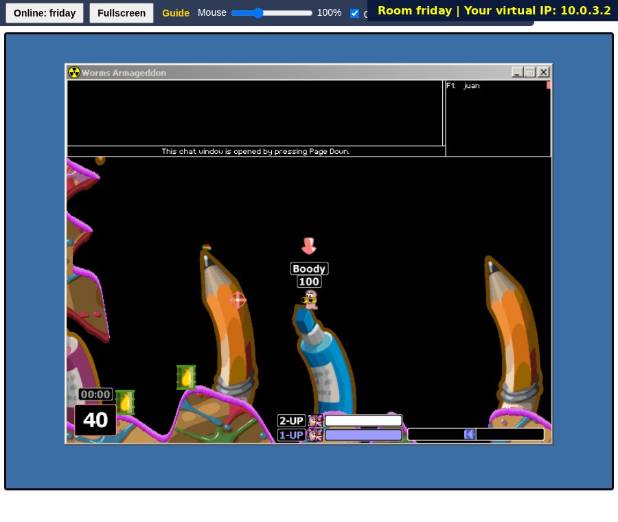 Online match in progress